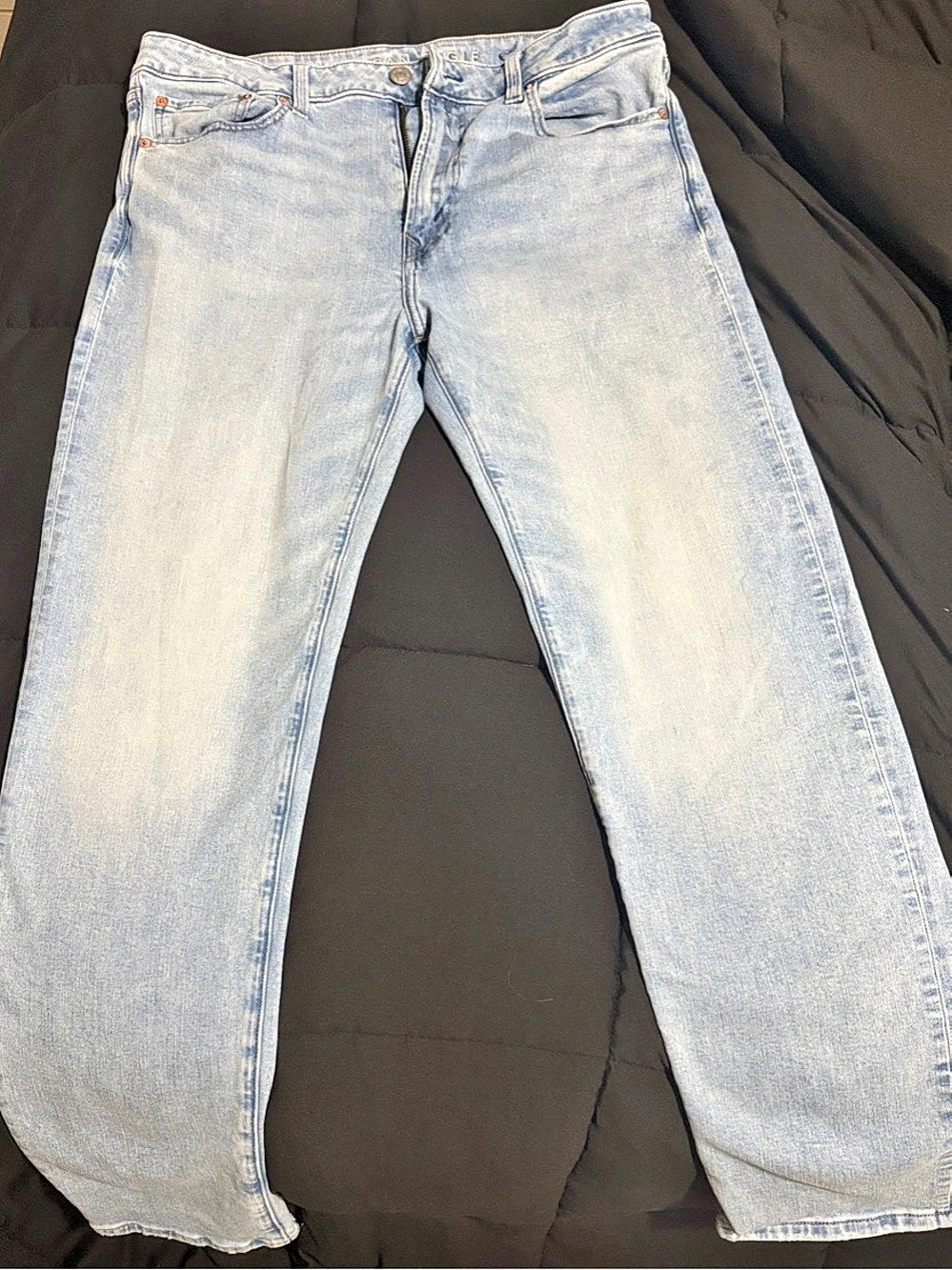 American Eagle Men's Blue Relaxed Jeans 34x34 air flex+